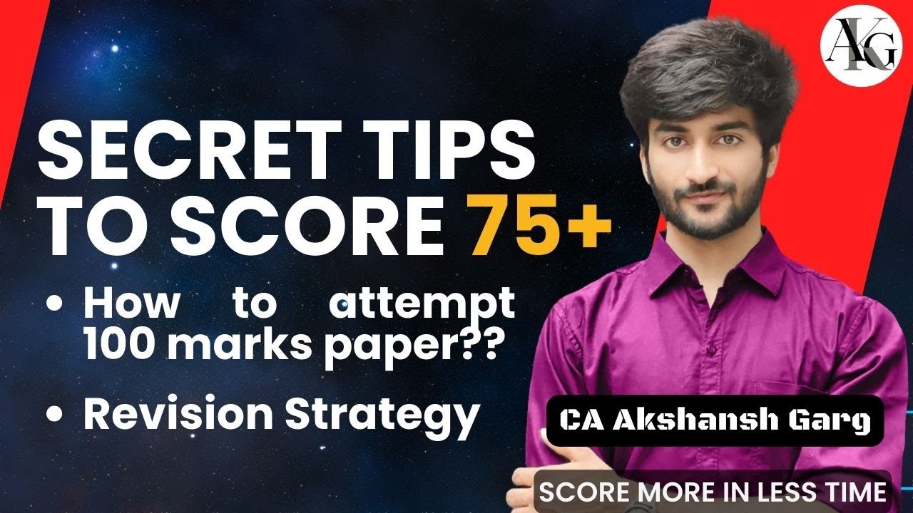 Secret Tips to Score 75+ in IDT | Strategy to Attempt Full Paper | CA Final IDT | CA Akshansh Garg