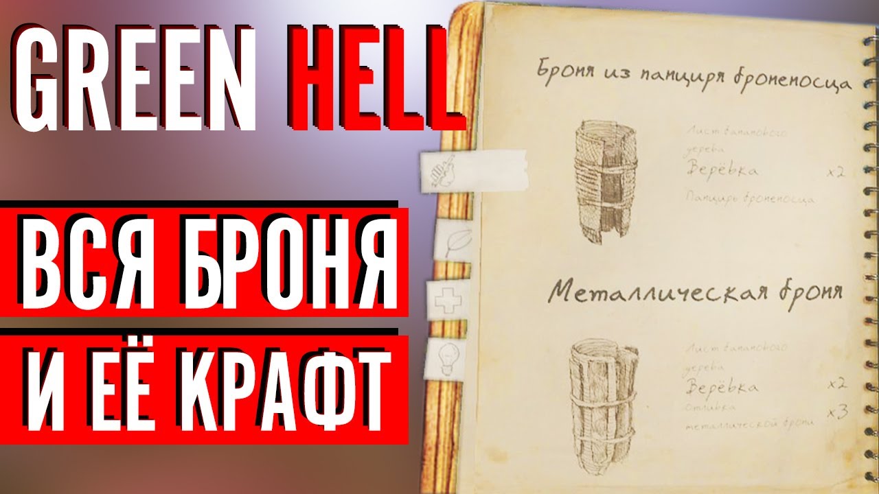 ВСЯ БРОНЯ В GREEN HELL и Тесты