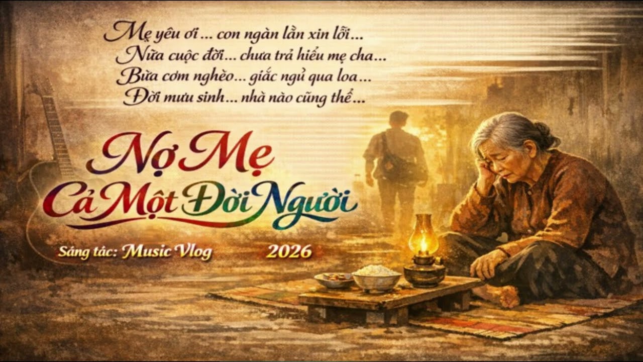 Nợ Mẹ Cả Một Đời Người | Ca Khúc Về Mẹ Nghe Là Khóc | Blues Rock Chạm Đến Trái Tim