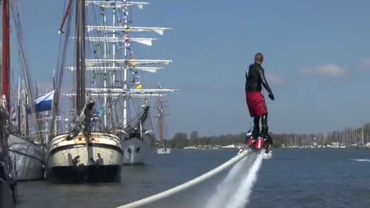flyboard extreme watersport at sail in Kampen (video by ben&hanny)