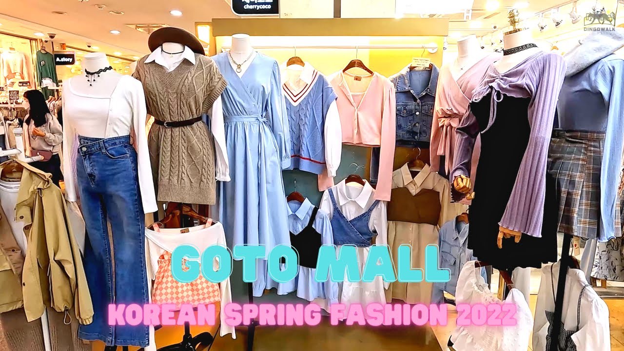 [4K] Seoul Gangnam GOTO Mall - Best Place To Shop For Clothing in Korea 서울 강남 고투몰 봄 패션