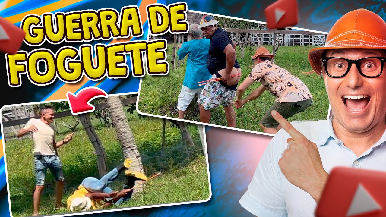 GUERRA DE FOGUETE COM OS BRUTOS