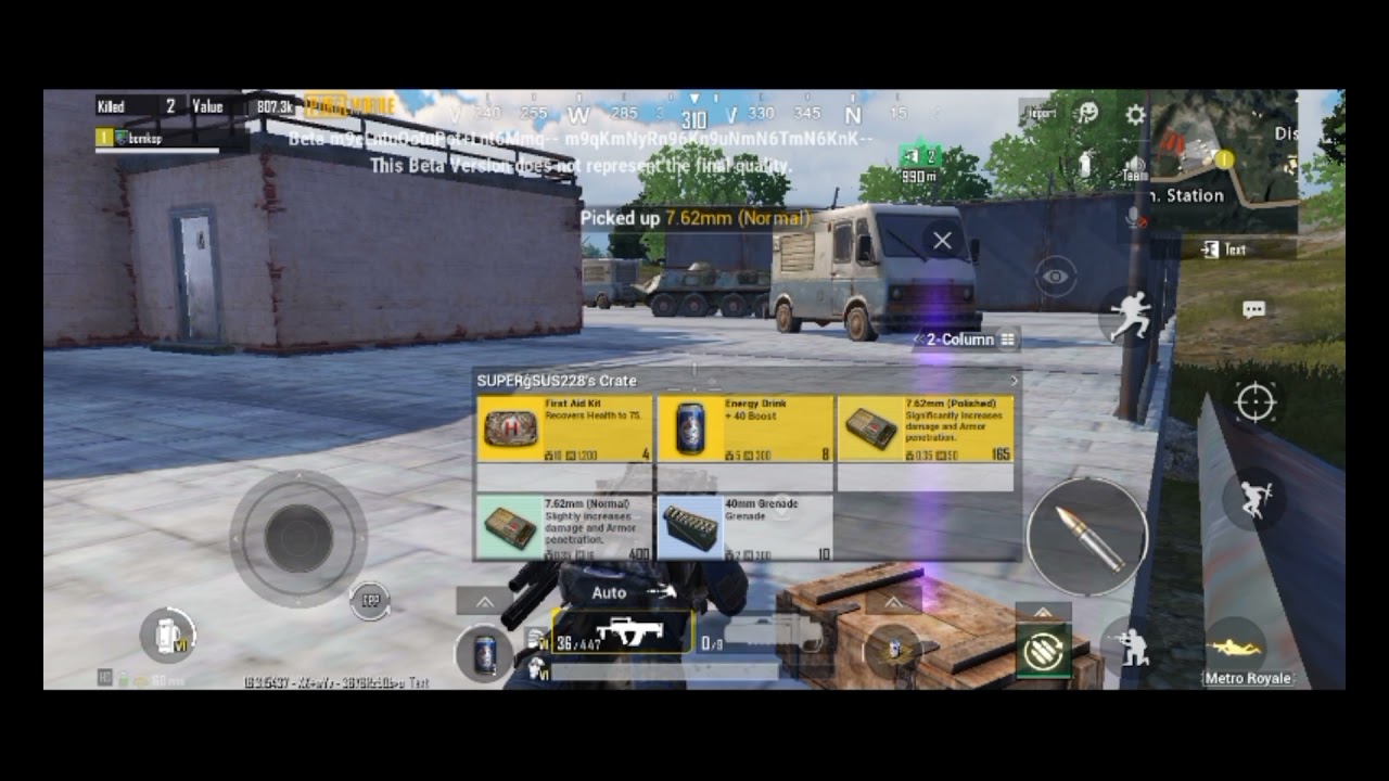 METRO ROYALE BETA  2.0 SOLO MODE 2 MAPS  / МЕТРО РОЯЛЬ БЕТА 2.0 СОЛО РЕЖИМ 2 КАРТА