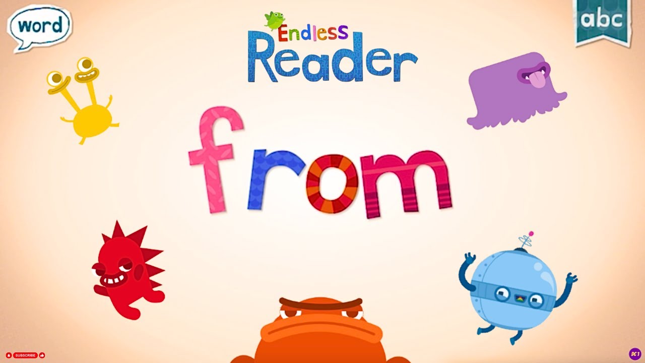 Endless Reader Introduces 'FROM' | Learn Sight Words in an Engaging Way