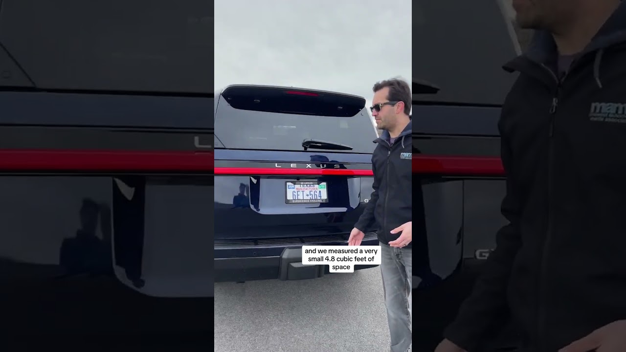 The redesigned #lexus GX has three rows of seats &hellip; but not much cargo room. #lexusgx #suv #cars