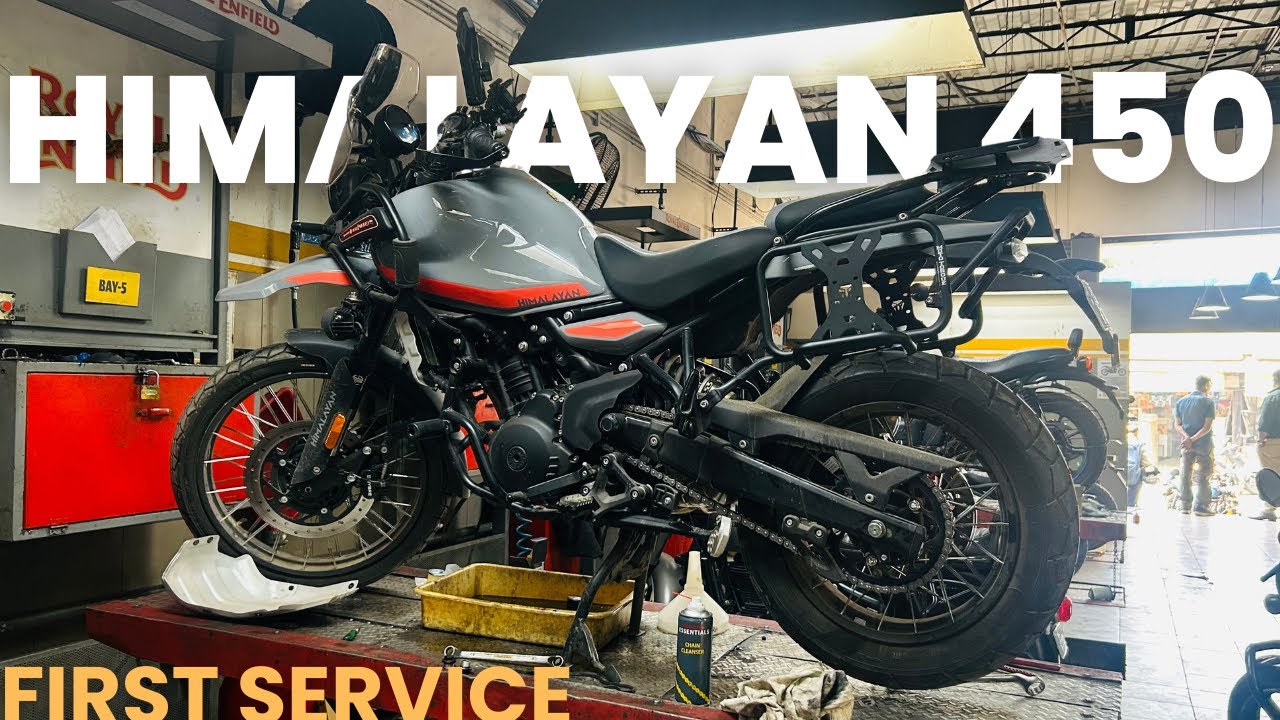 First Service Done On | Royal Enfield Himalayan 450