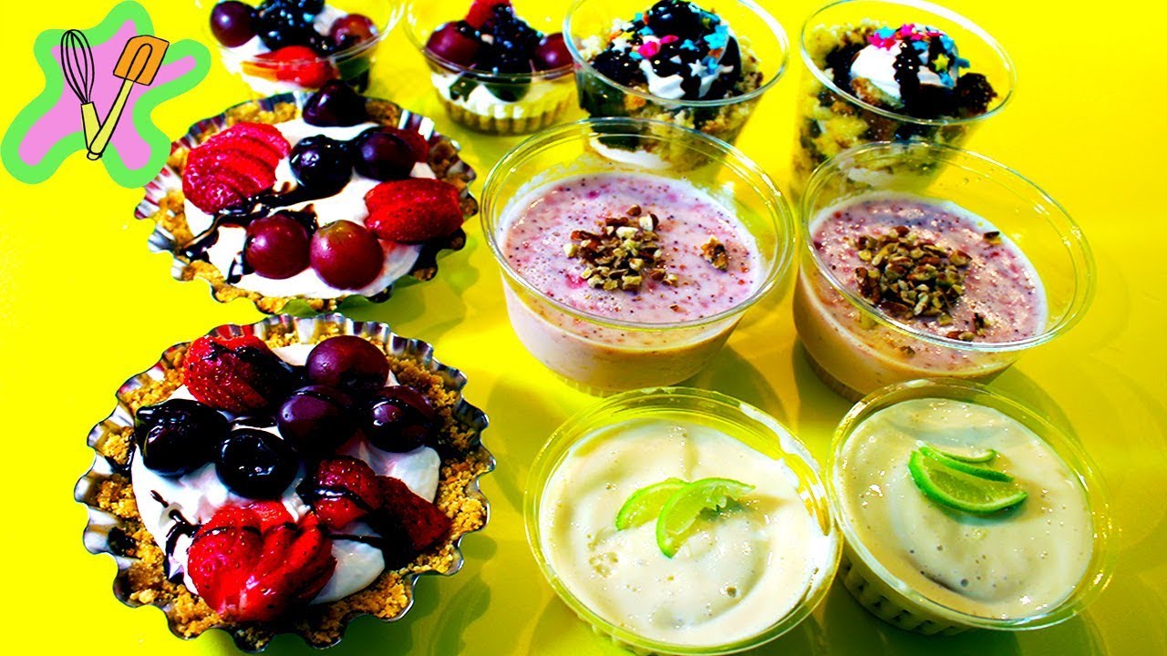Postres SIN HORNO para vender o mesa de postres - Aprendiendo a cocinar