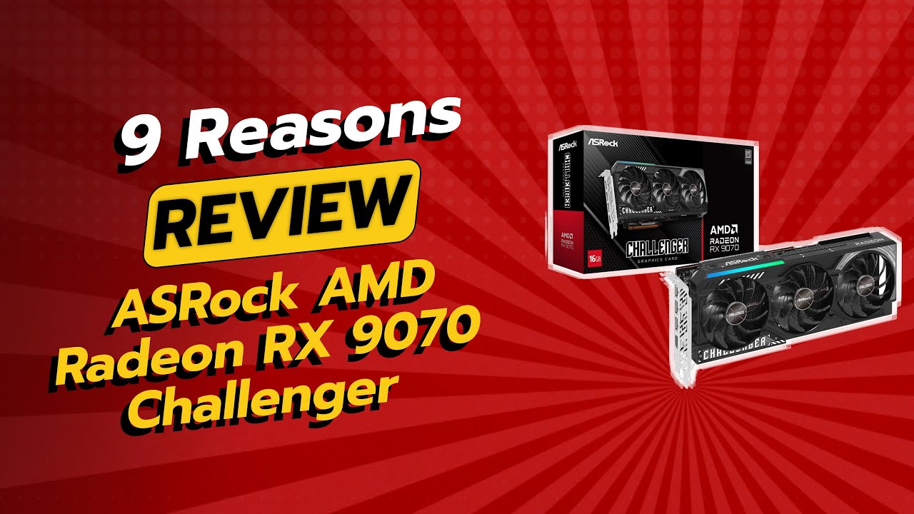 Обзор ASRock AMD Radeon RX 9070 Challenger &mdash; 9 причин НЕ покупать ⚠️🚫