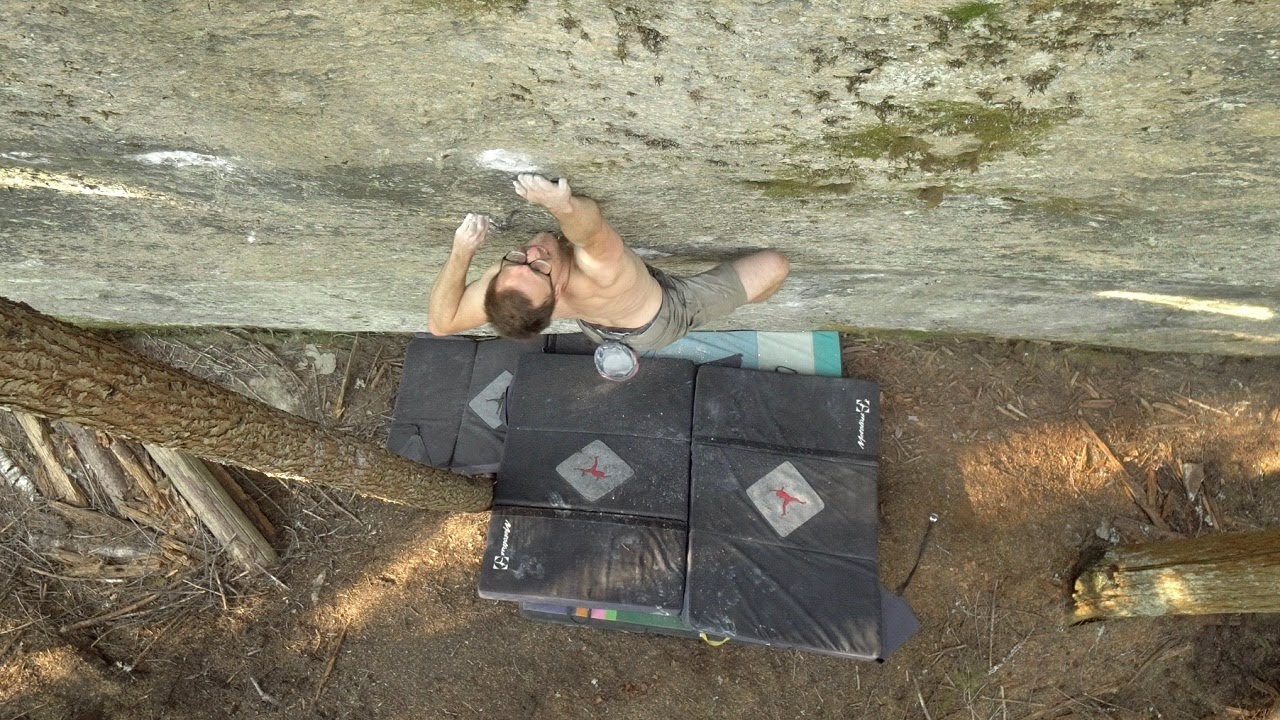 First Ascent of Abyss Shriek - V11 Highball