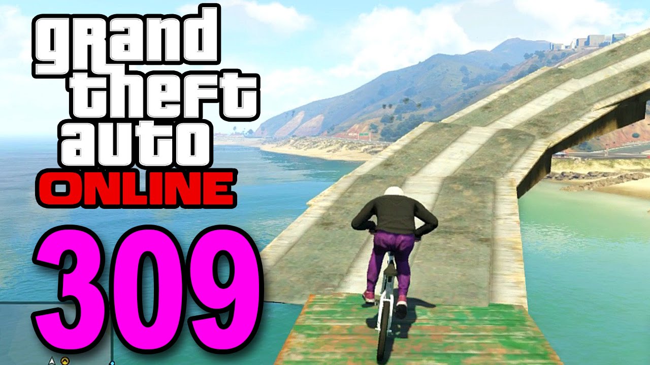 Grand Theft Auto 5 Multiplayer - Part 309 - Don't Fall In! (GTA Online Gameplay)