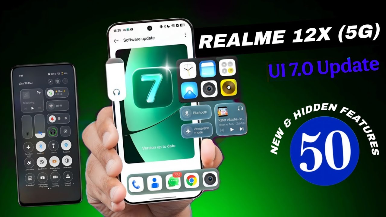 Realme 12X Realme UI 7.0 with Android 16 Update - Big Changes 50+ New Features Explained ⚡⚡