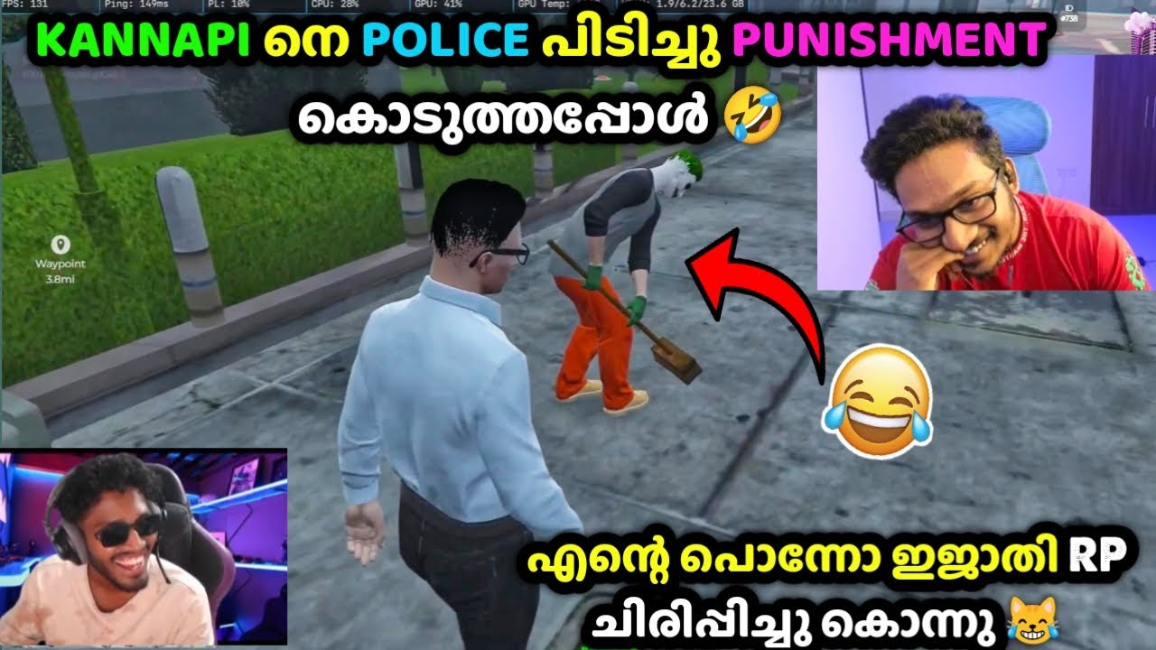 KANNAPI നെ POLICE പിടിച്ചു PUNISHMENT കൊടുത്തപ്പോൾ 🤣എന്റെ പൊന്നോ ഇജാതി RP ചിരിപ്പിച്ചു കൊന്നു 😹|TVA