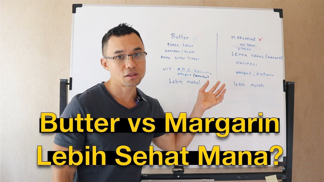 Mentega butter atau margarin yg lebih sehat?