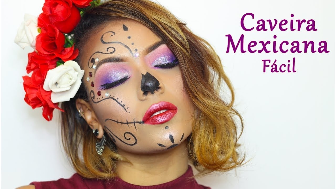 Caveira Mexicana fácil | Sugar Skull