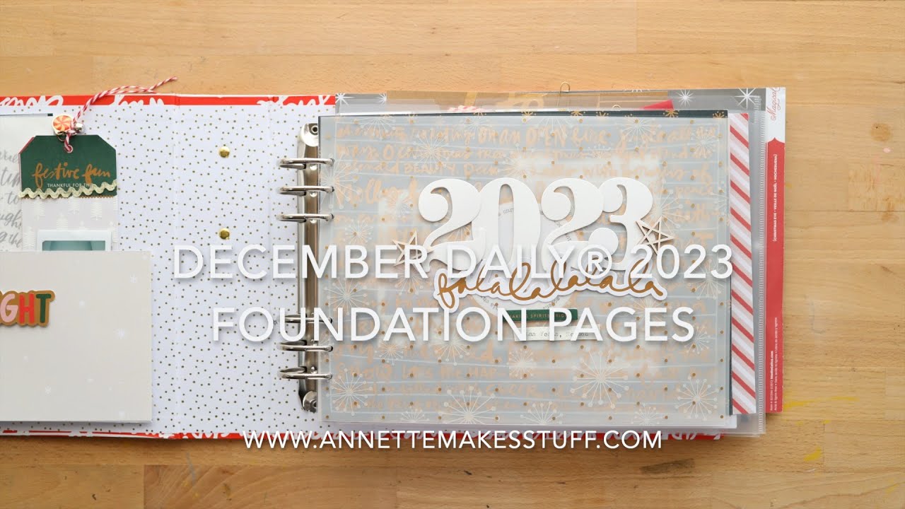 December Daily 2023 Foundation Pages