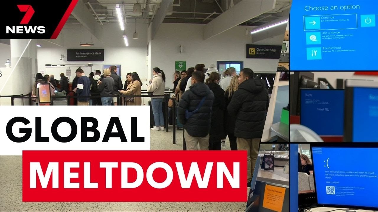 The fallout from the biggest IT outage in history | 7NEWS