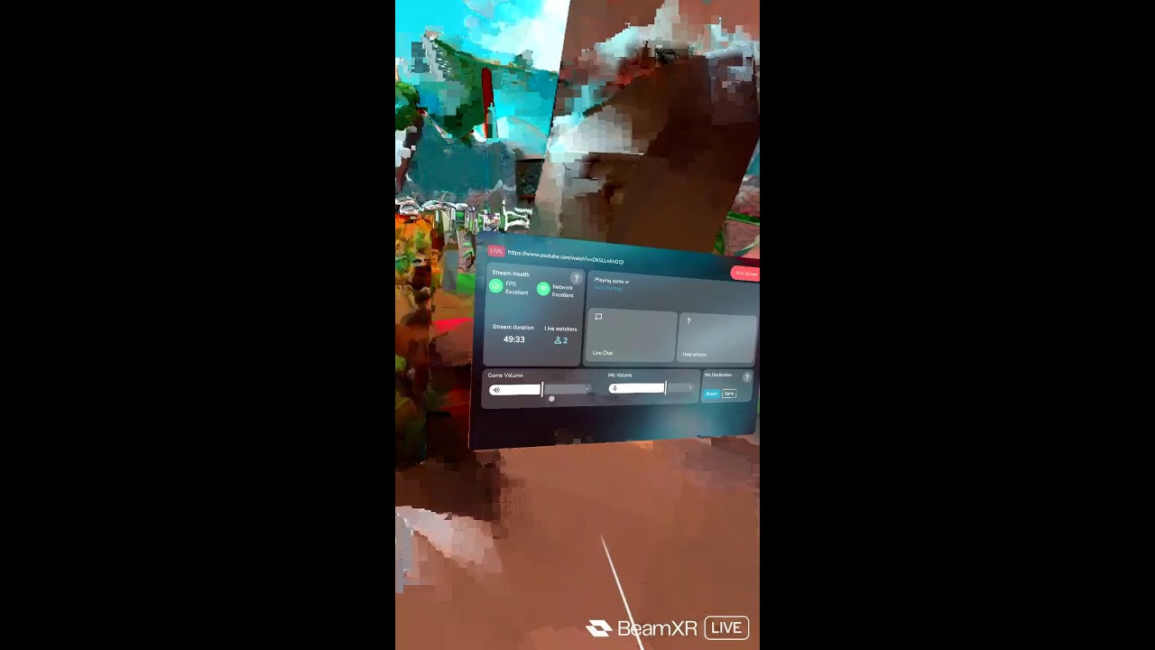 Playing some vr