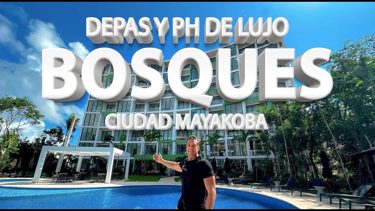 BOSQUES MAYAKOBA 🍃🏊‍♂️ Departamentos y PH desde $4.7 MDP 🏝️ Playa del Carmen