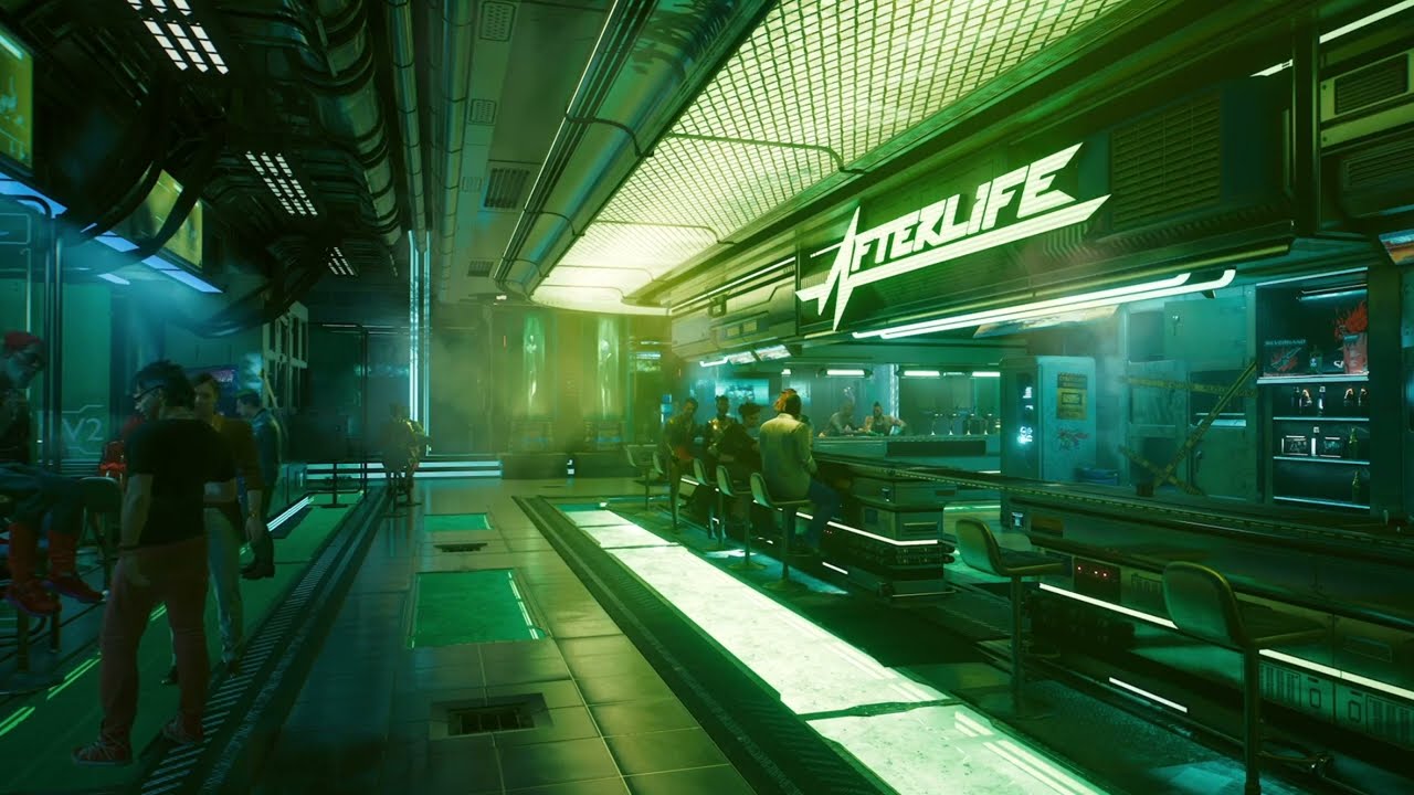 Cyberpunk 2077 Ambience & Music | Afterlife
