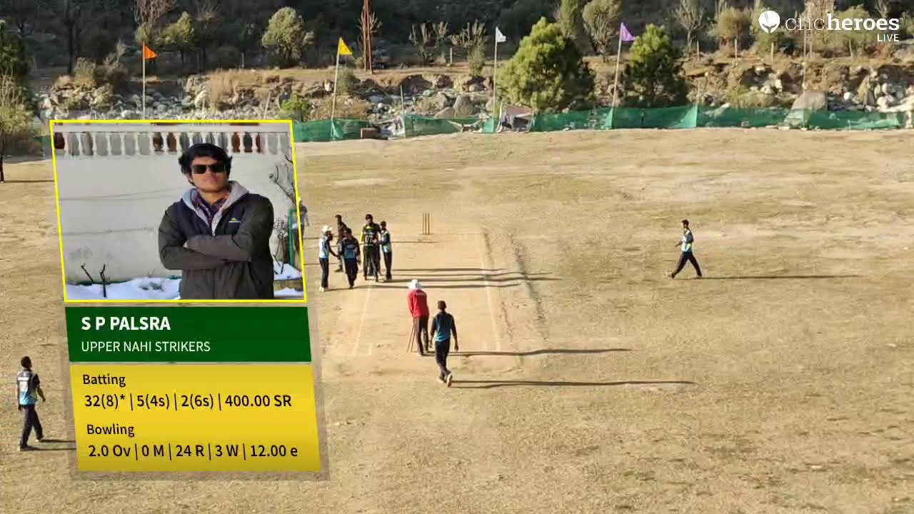 Upper Nahi Strikers vs BBR Rahi live cricket match | Ganga Singh,Mohar Singh And Kuldeep Singh Memo
