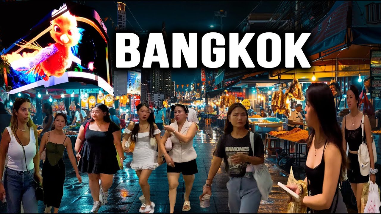 Bangkok  downtown Nightwalk | Thailand 2024 | Central World | Pratunam Area