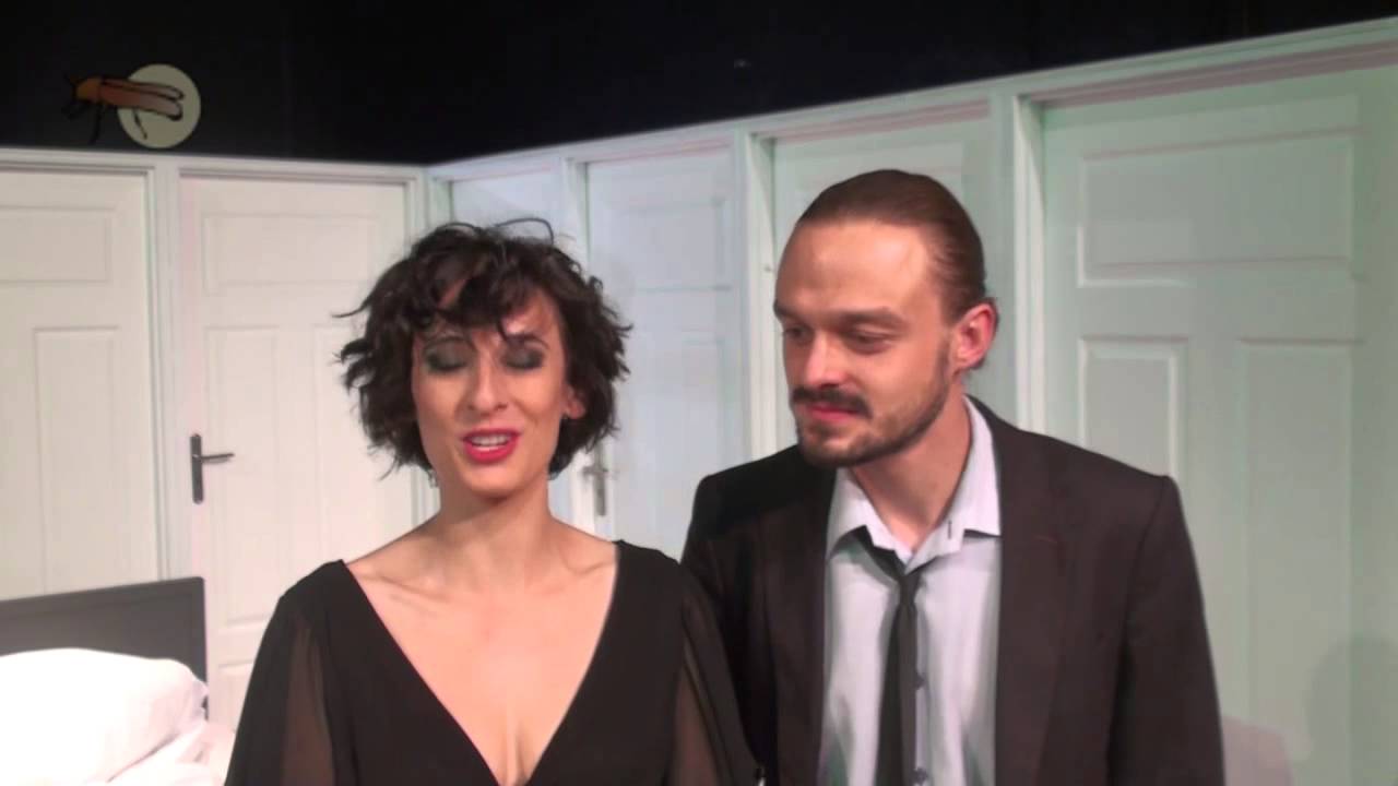Akt równoległy w Teatrze Wybrzeże.Mówią: K.Z.Michalska i M.Jaros