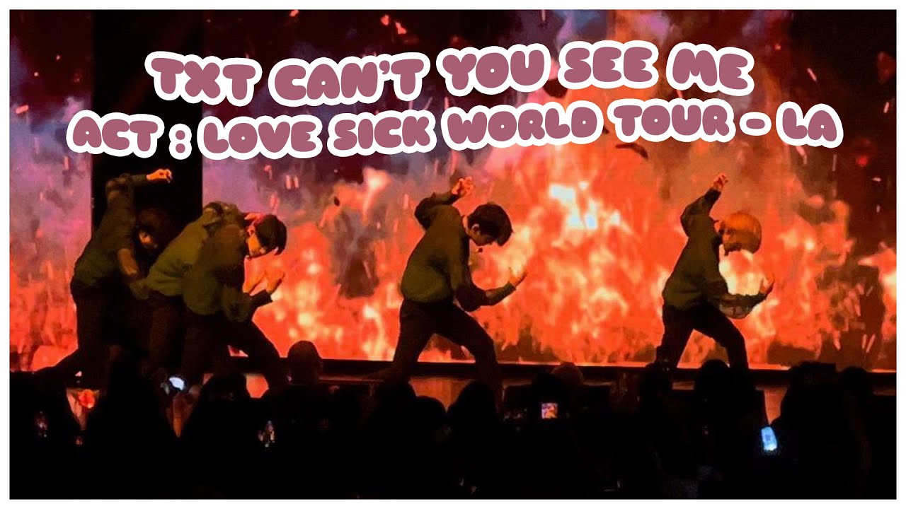 [4K] 220724 TXT Can’t You See Me (Rock Version) Soobin Focused Fancam ACT LOVE SICK LA Concert Live
