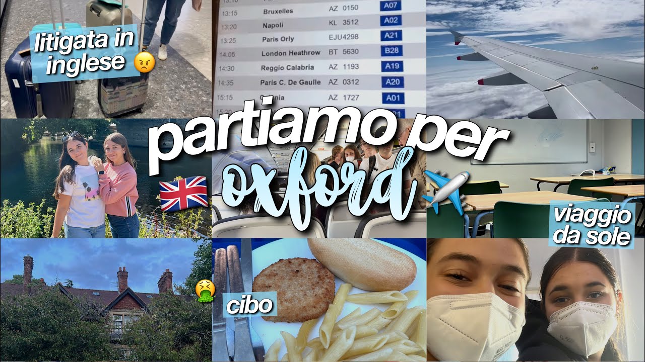 VLOG VIAGGIO IN AEREO PER OXFORD + ROOM TOUR ✈️🇬🇧 // giornata da dimenticare