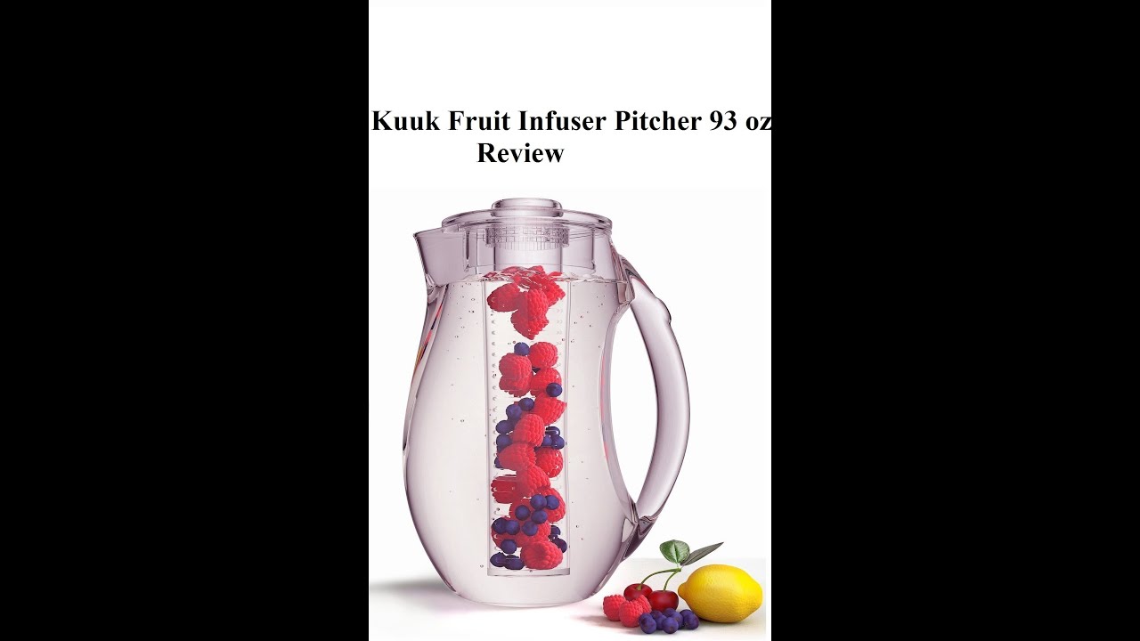 Kuuk Fruit Infuser Pitcher - 93oz