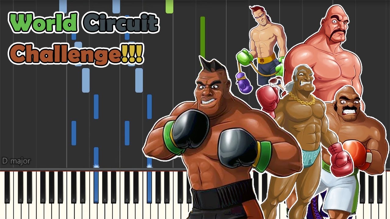 [Synthesia] Punch Out!! - World Circuit Medley