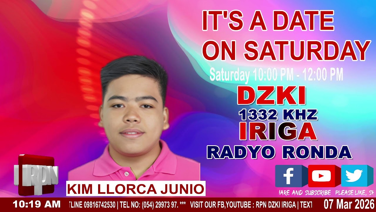 IT’S A DATE ON SATURDAY | MAR 7,2026
