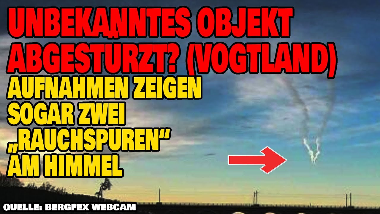 Unbekanntes Objekt abgest&uuml;rzt - Neue Aufnahmen