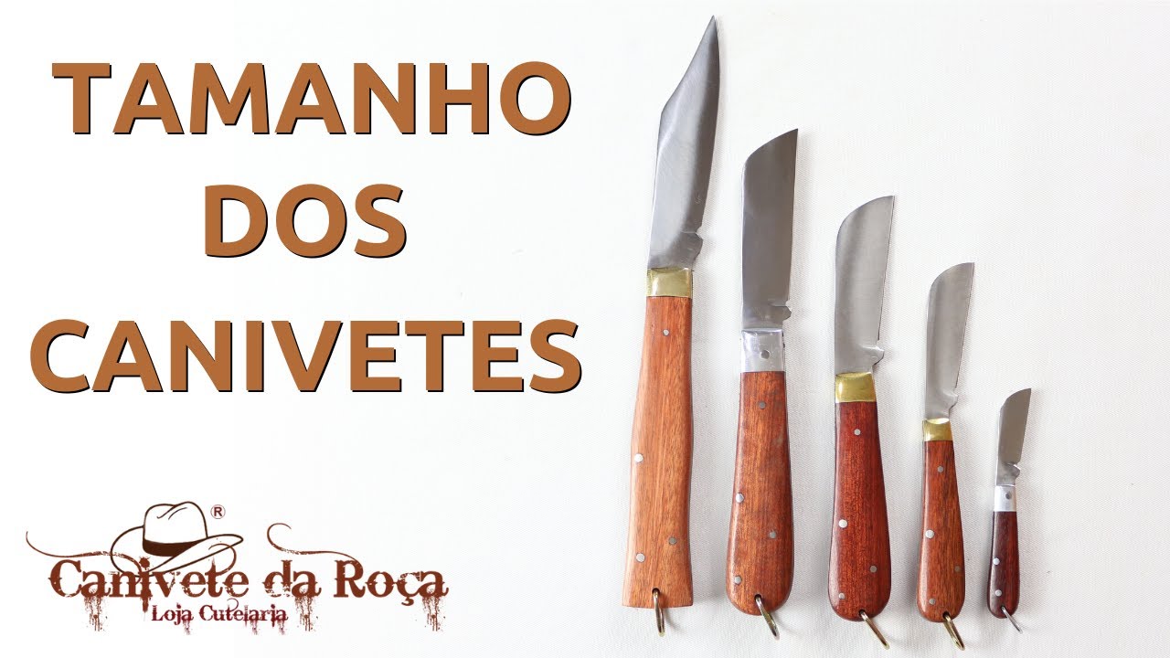 TAMANHO DOS CANIVETES