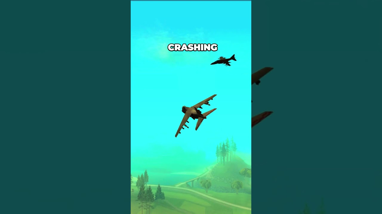 IF YOU CRASH A PLANE INTO ANOTHER PLANE IN GTA GAMES?