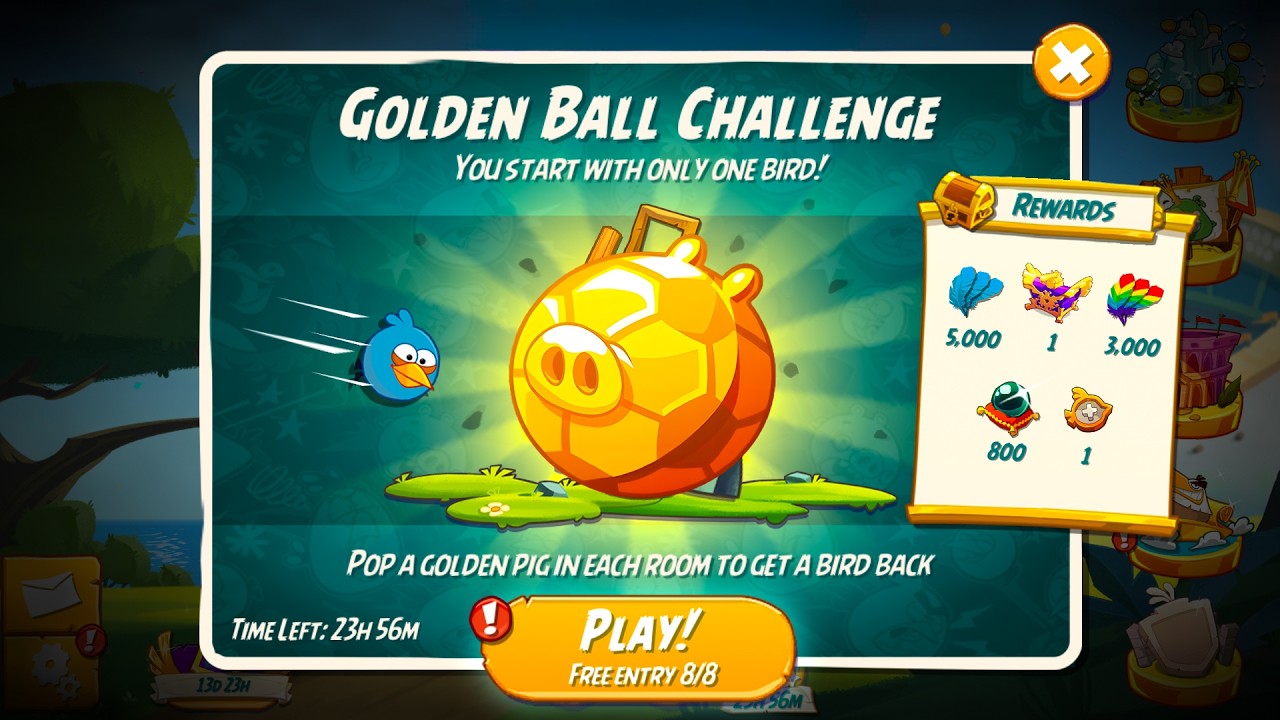 Angry Birds 2 AB2 Golden Pig Challenge Jun 19, 2026