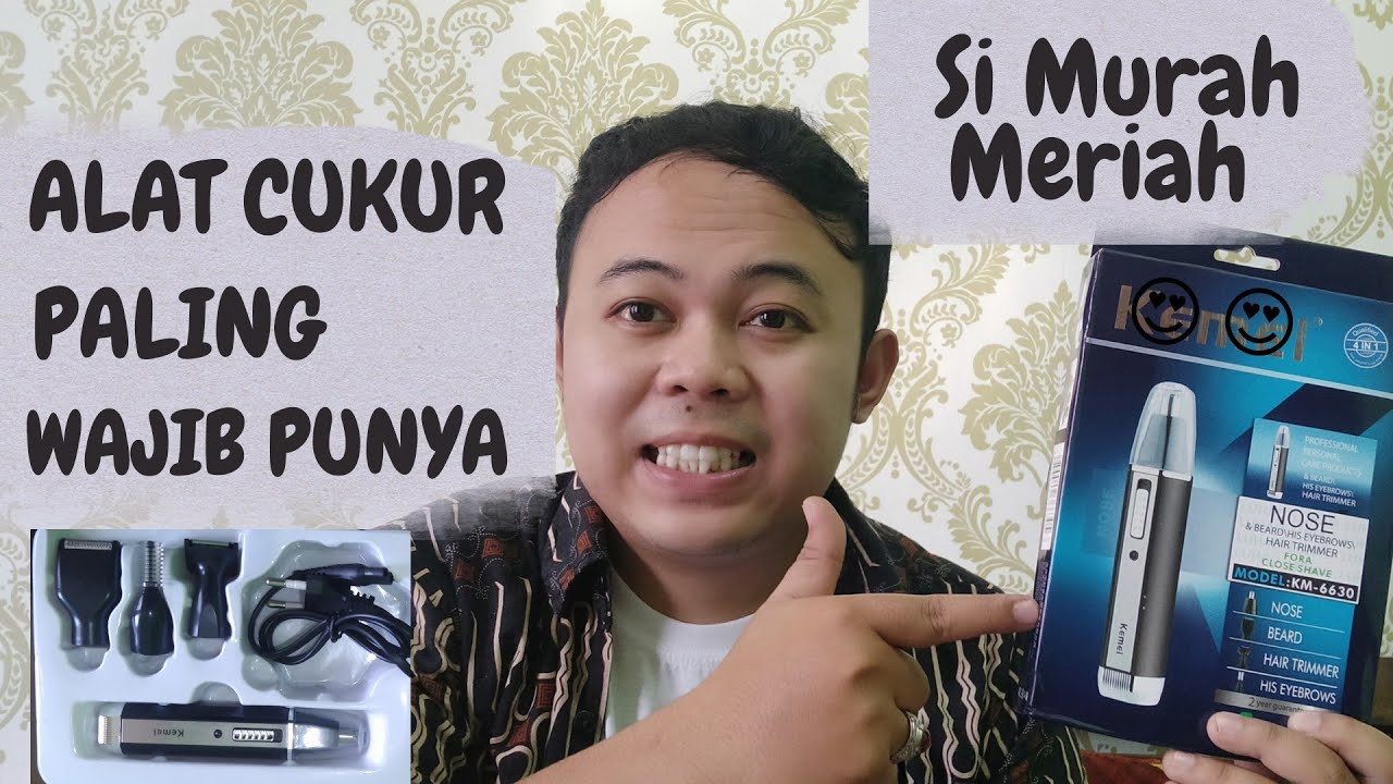 REVIEW ALAT CUKUR KEMEI KM-6630