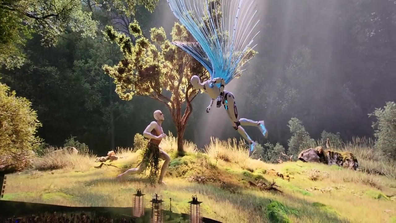 Beautiful Scene from Afterlife - Anyma Present at Sphere in Las Vegas