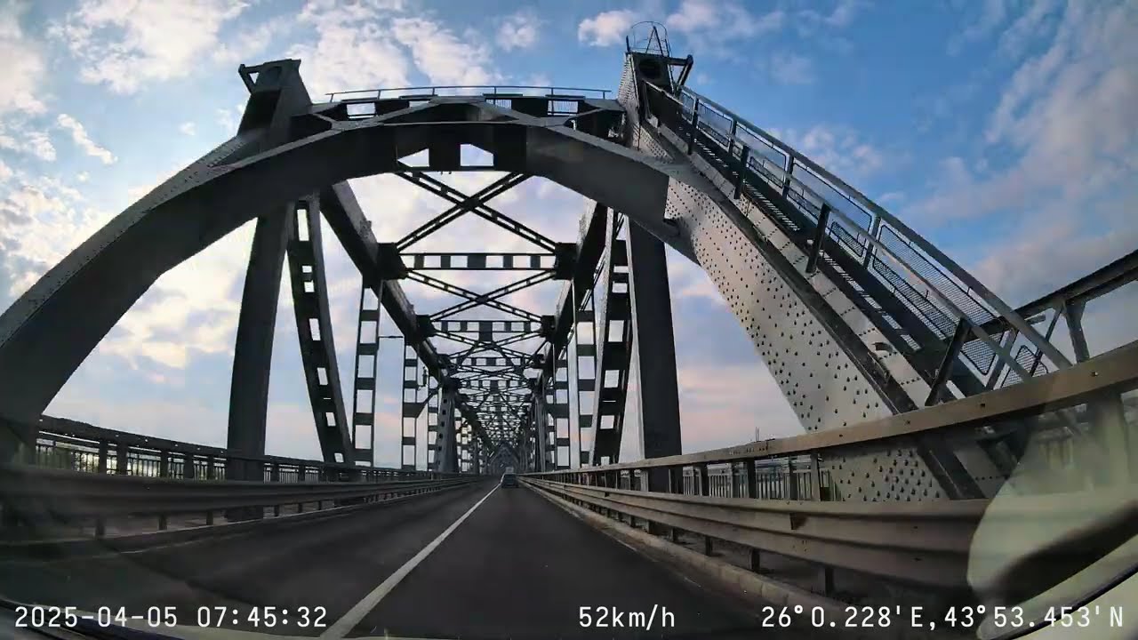 Trecere Vama Schengen Giurgiu - Ruse pe Podul Prieteniei dintre Romania - Bulgaria