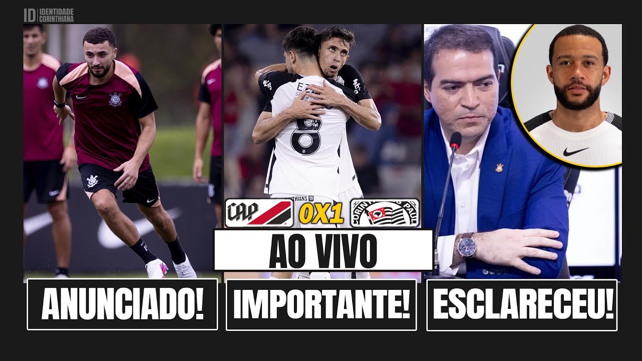 ZAKARIA LABYAD OFICIALMENTE ANUNCIADO | ATHLETICO 0X1 CORINTHIANS | MARCELO PAZ SOBRE MEMPHIS