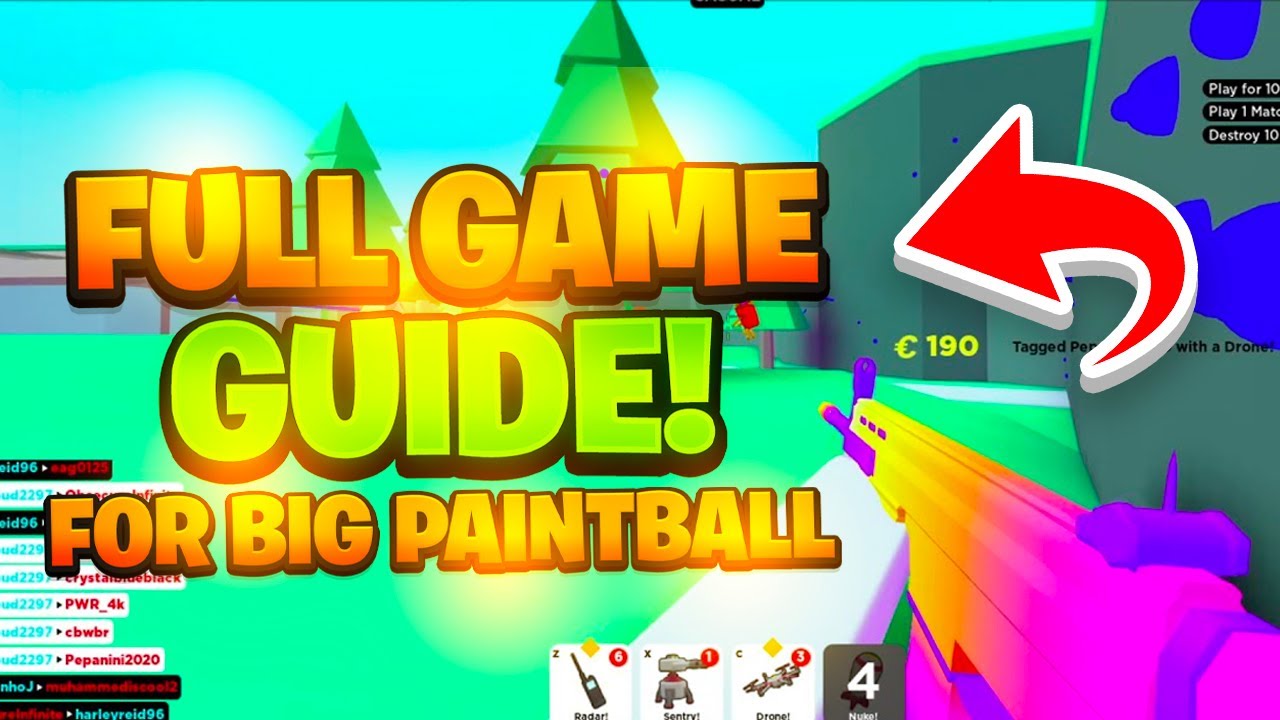 The BEST Roblox Big Paintball Guide *Tips & Tricks*