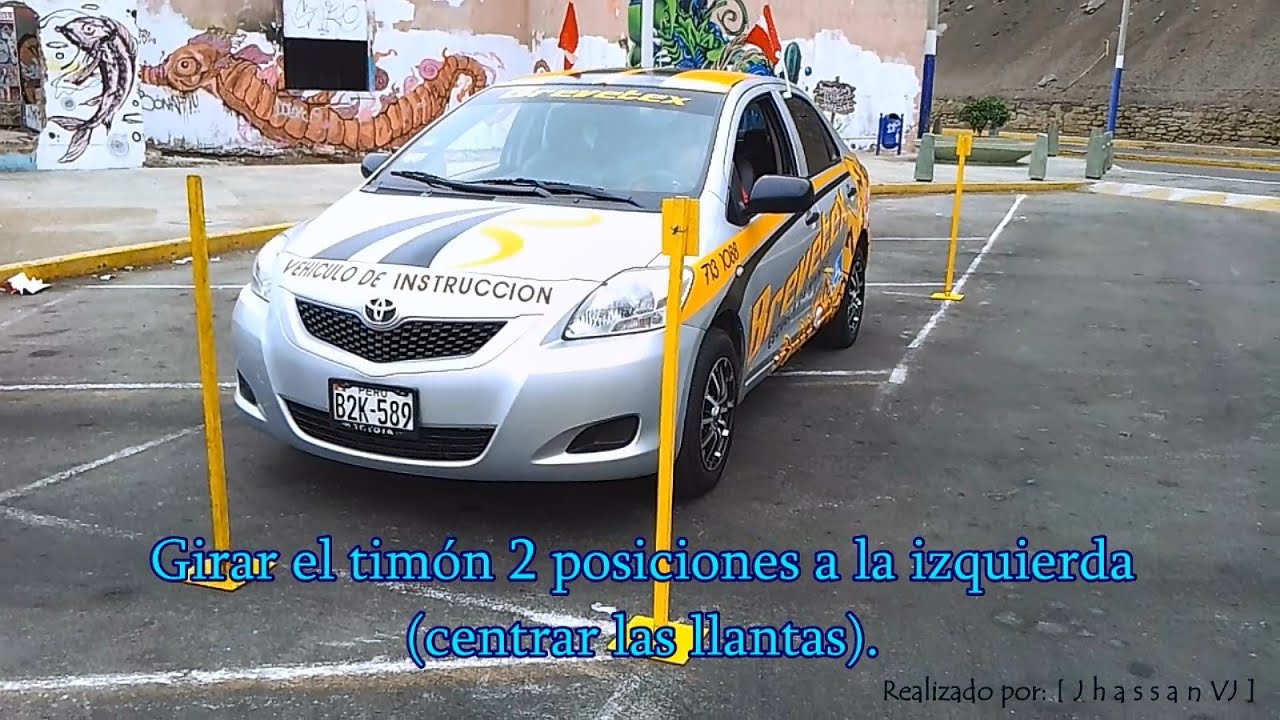 Estacionamiento en Paralelo A1 🚘 para el examen de manejo en el touring✅