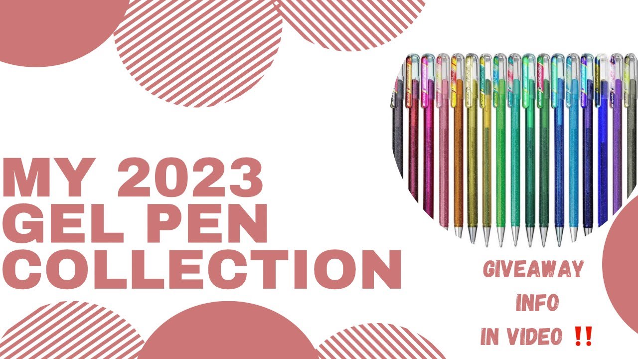 My 2023 GEL PEN Collection | Adult Coloring