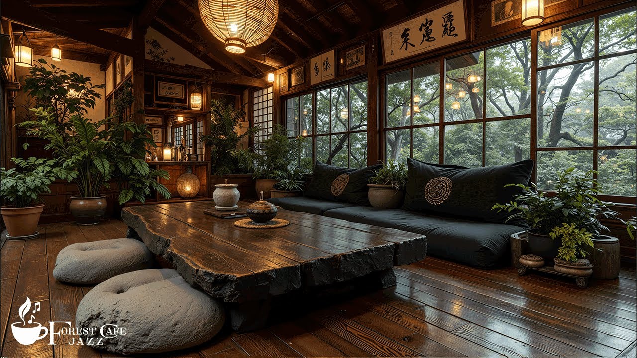 Forest Tea House Jazz | Quiet Presence, Soft Focus and a Mind Settling Into Gentle Stillness