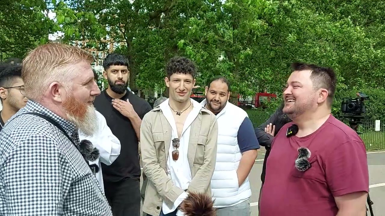 Beautiful Conversation Interrupted By Jealous Christian! Hamza Ali Dawah Speakers Corner Sam Dawah