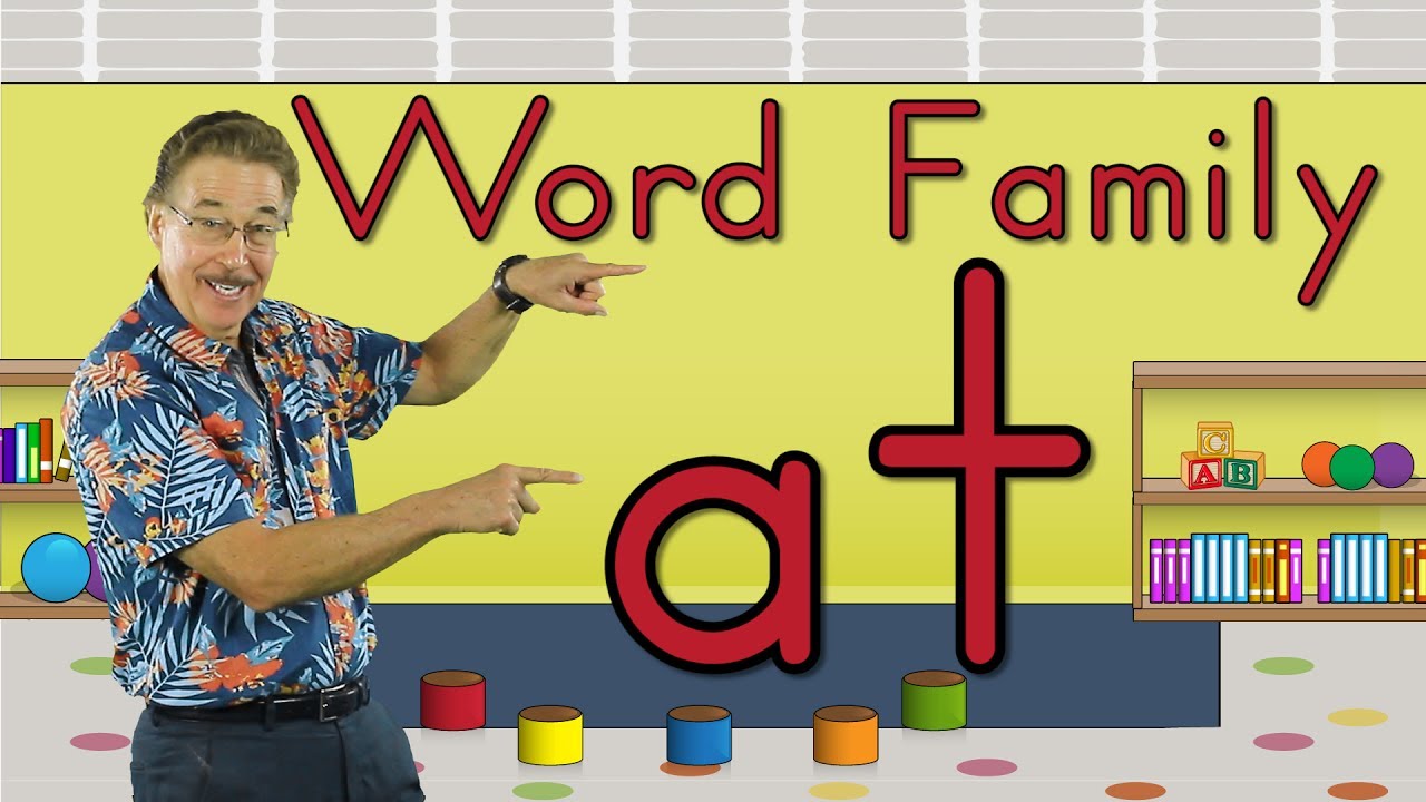 Word Family -at | Phonics Song for Kids | Jack Hartmann
