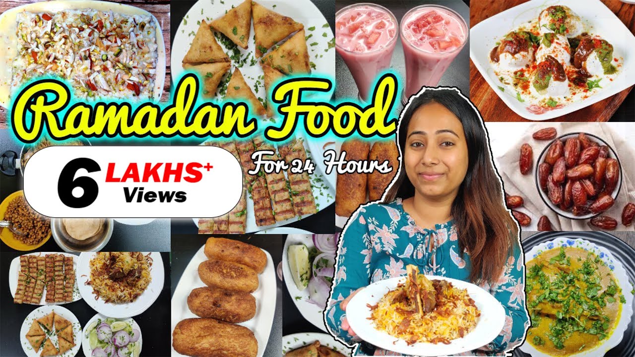 I only ate Ramadan Food🧕🌙🌟 for 24 Hours | Ramzan Special Iftar Dishes at home | *Food Challenge*