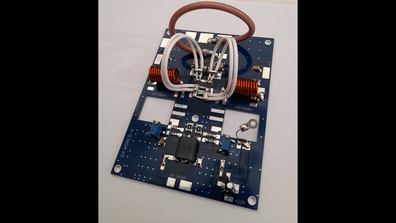 VHF 500W LINEAR AMPLIFIER BOARD LDMOS MRF300