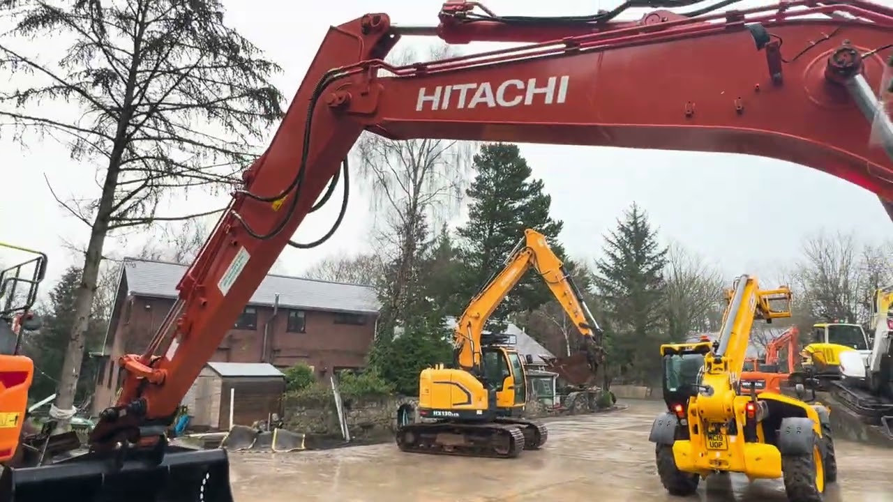 Hitachi ZX130 LCN - 7 walk around video