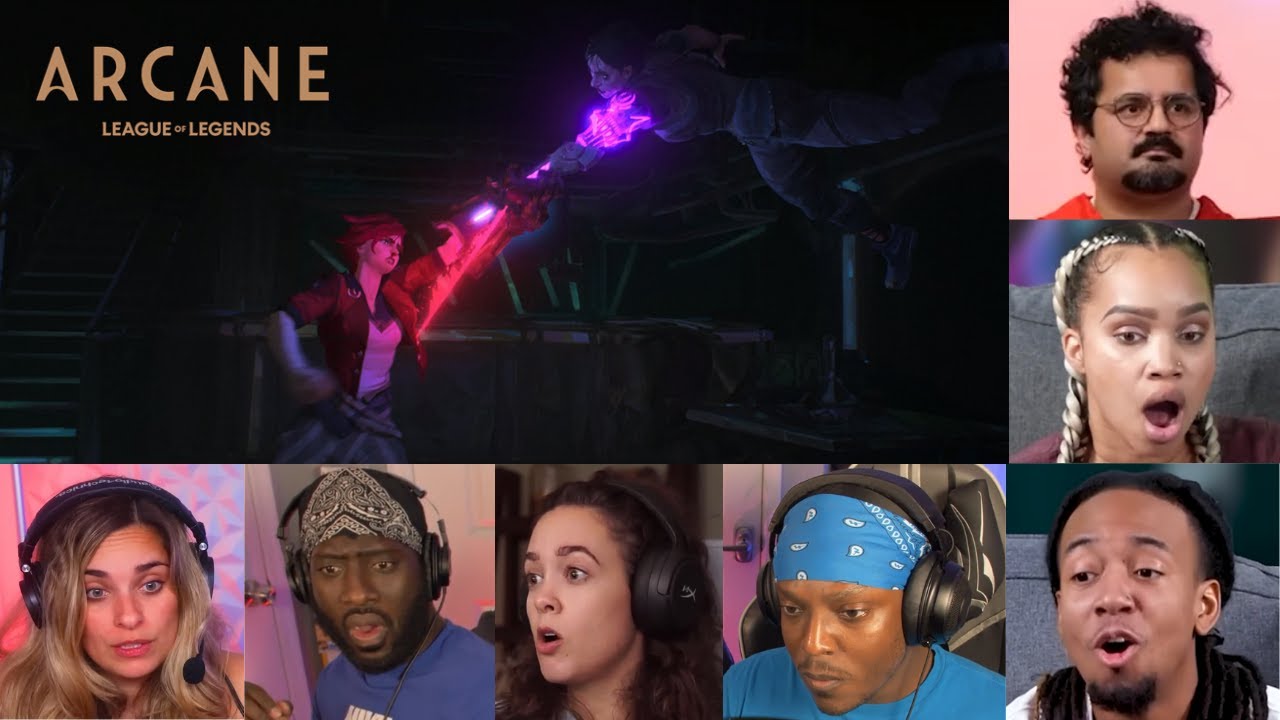 Reactors Reaction to the Vi Vs Sevika | Arcane League of Legends S1E9 (2021)