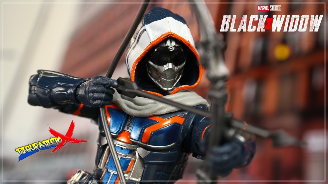 Review Taskmaster MCU Black Widow Crimson Dynamo BAF Marvel Legends Hasbro 2020 Revision Español